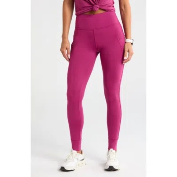 Zella Vibrant Pink Leggings - Picture 1 of 4